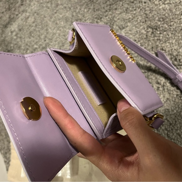 ❌SOLD Jacquemus le chequito in purple - Picture 4 of 9